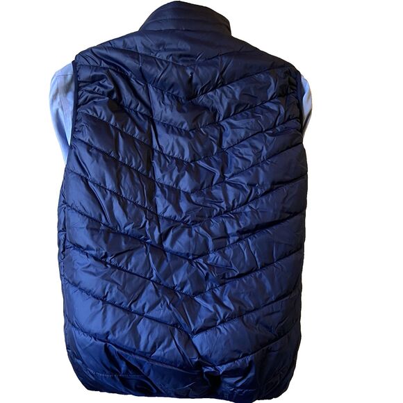Heated Puffer Vest Changeown Sleeveless Blue USB Zip M L Women Ski Snowboard - Picture 7 of 16